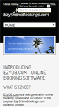 Mobile Screenshot of ezyonlinebookings.com
